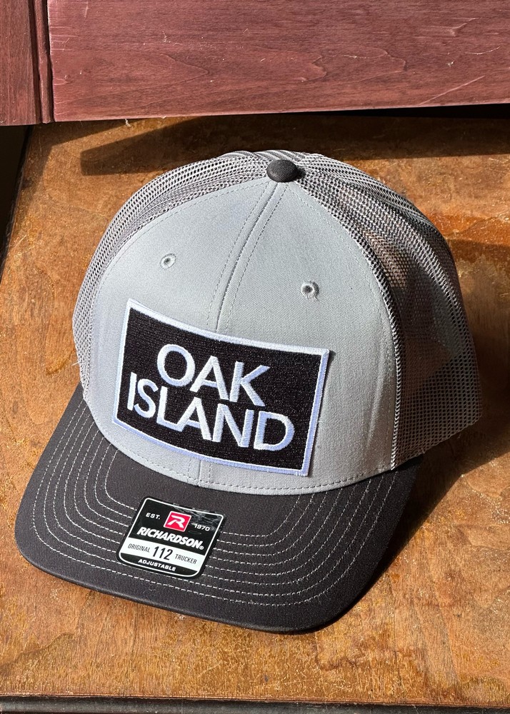 Grey Oak Island Trucker Hat 1