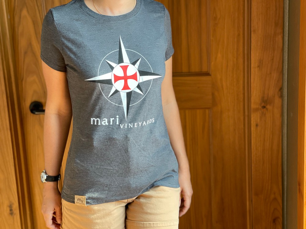 Charcoal Compass Women's Tee 1