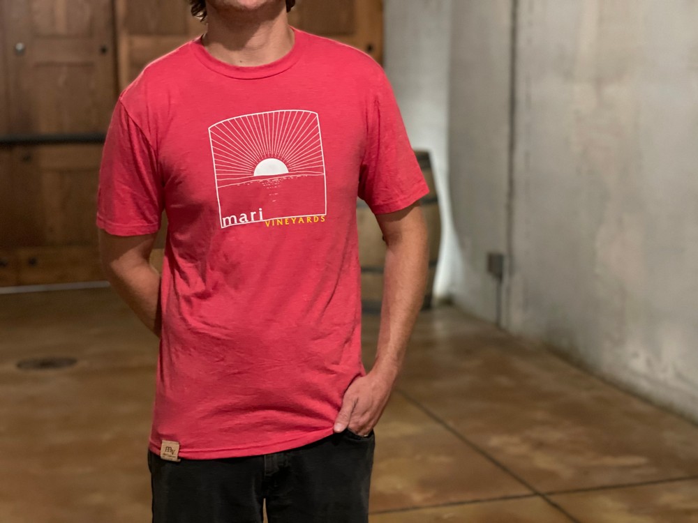 Red Sunrise Men's Tee 1