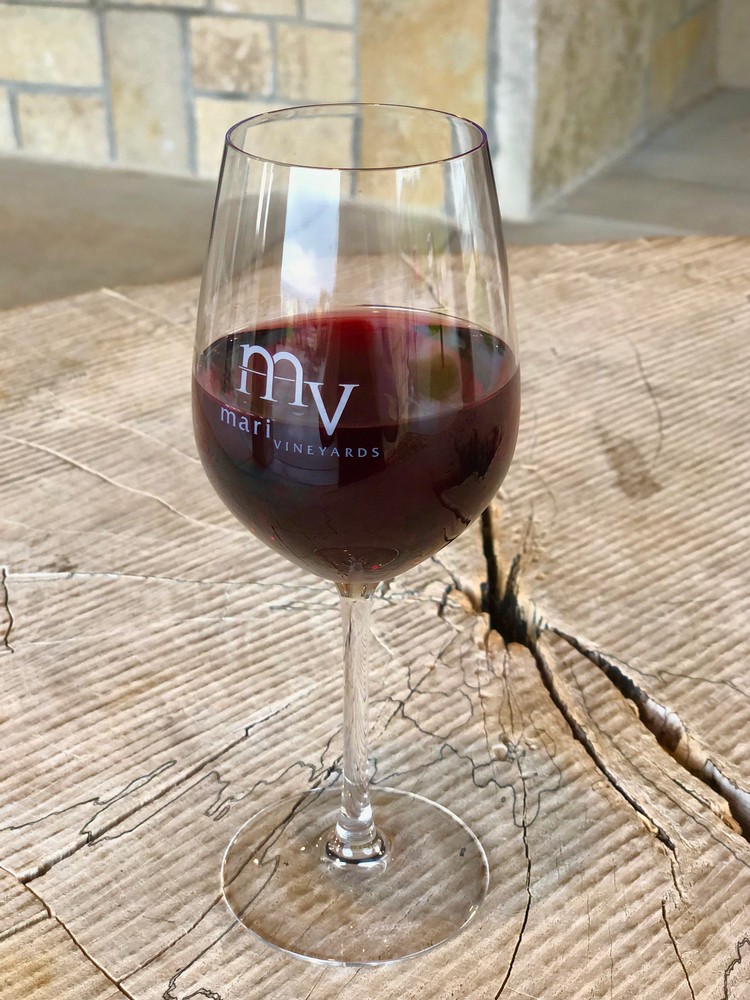 MV Logo Wine Glass 1