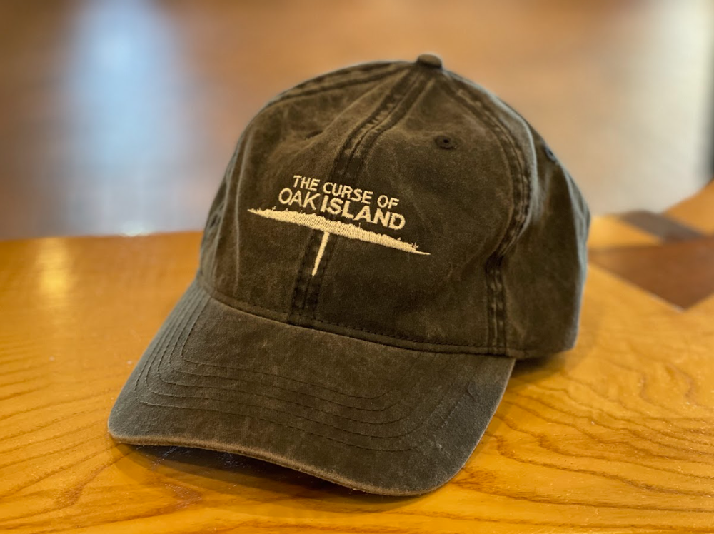 Oak Island Black Washed Chino Hat 1