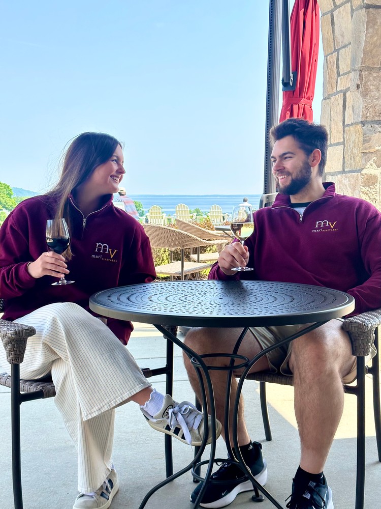 Mari Quarter Zip Maroon 1