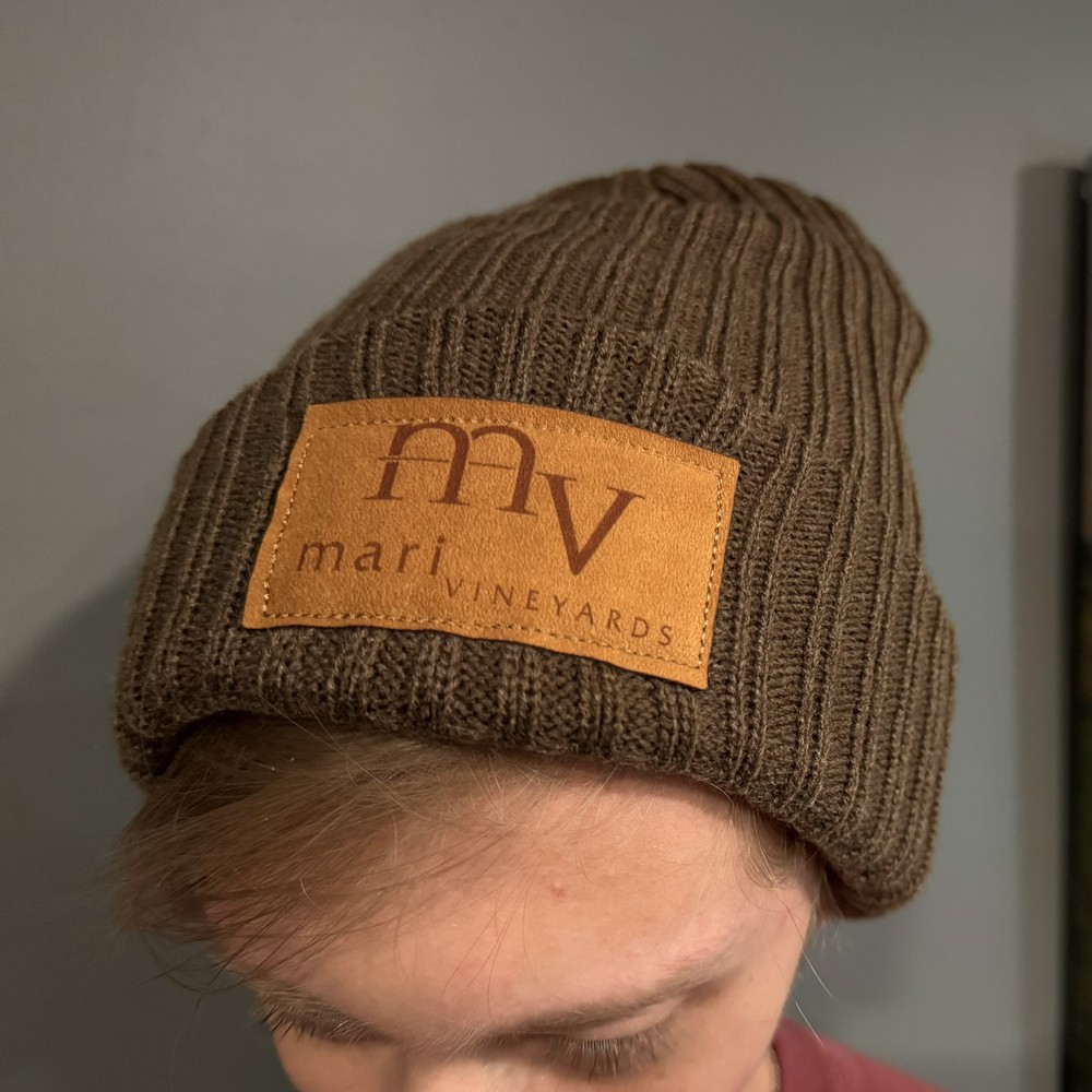 Coffee Knit Beanie 1