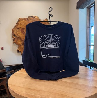 Navy Sunrise Women's Crop