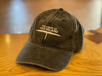 Oak Island Black Washed Chino Hat