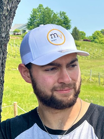 White MV Trucker Hat