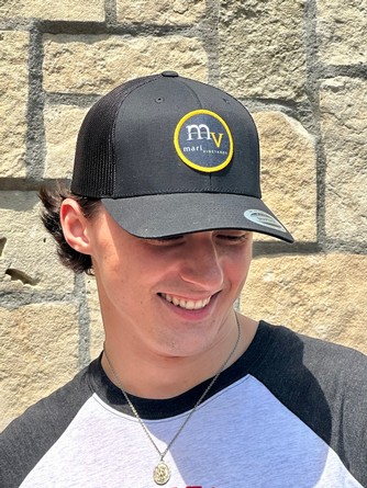 Black MV Trucker Hat