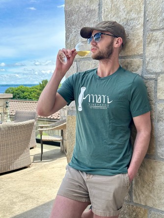 Men's Green Corkscrew Tee