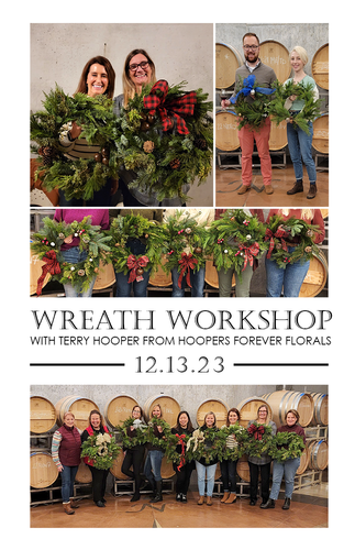 Wine & Wreaths Workshop 12.13.23